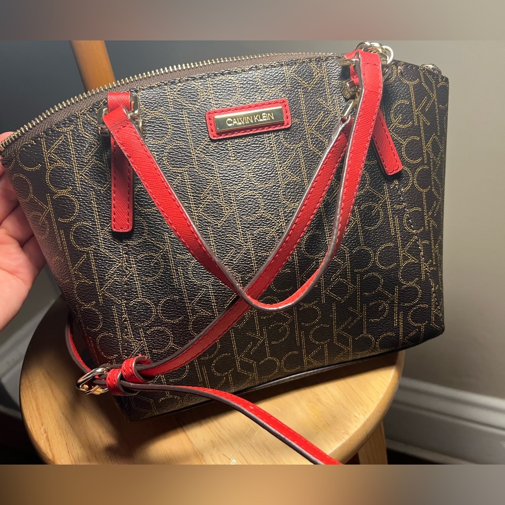 Calvin Klein cross body purse